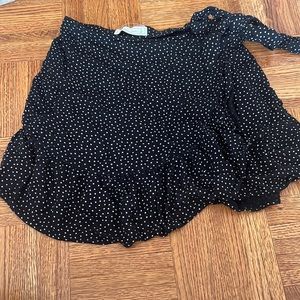 Abercrombie Polka Dot Wrap Skirt